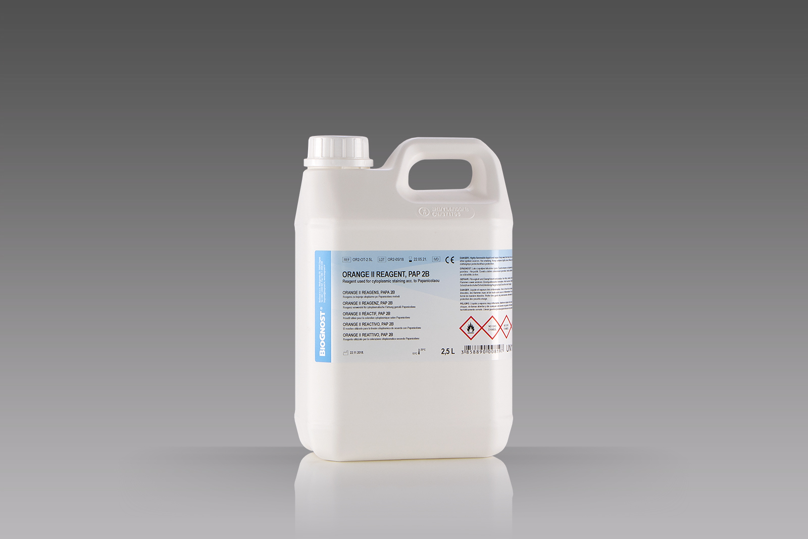 Orange II reagent, Pap 2B - 2,5 L Orange II reagent, Pap 2B - 2,5 L